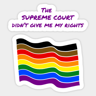 Queer Pride with Stonewall On Back Sticker